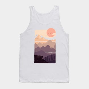 Mountain in sunny day Tank Top